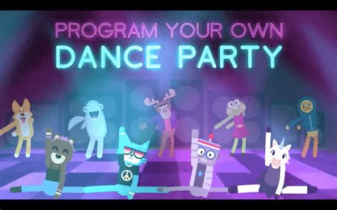 While the website teaches how to code, most of the projects. . Codeorg dance party